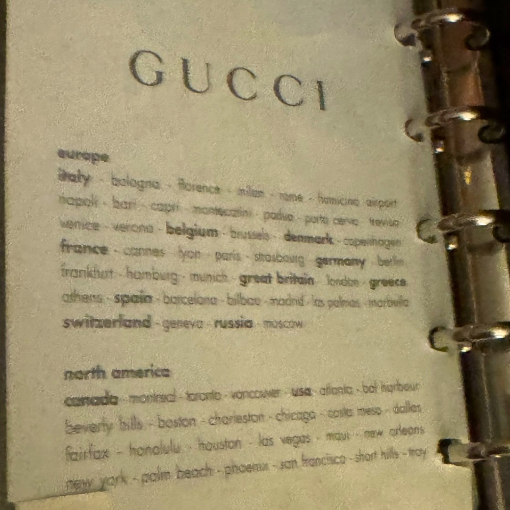 Gucci notebook with original notebook paper & ruler - Picture 12 of 12